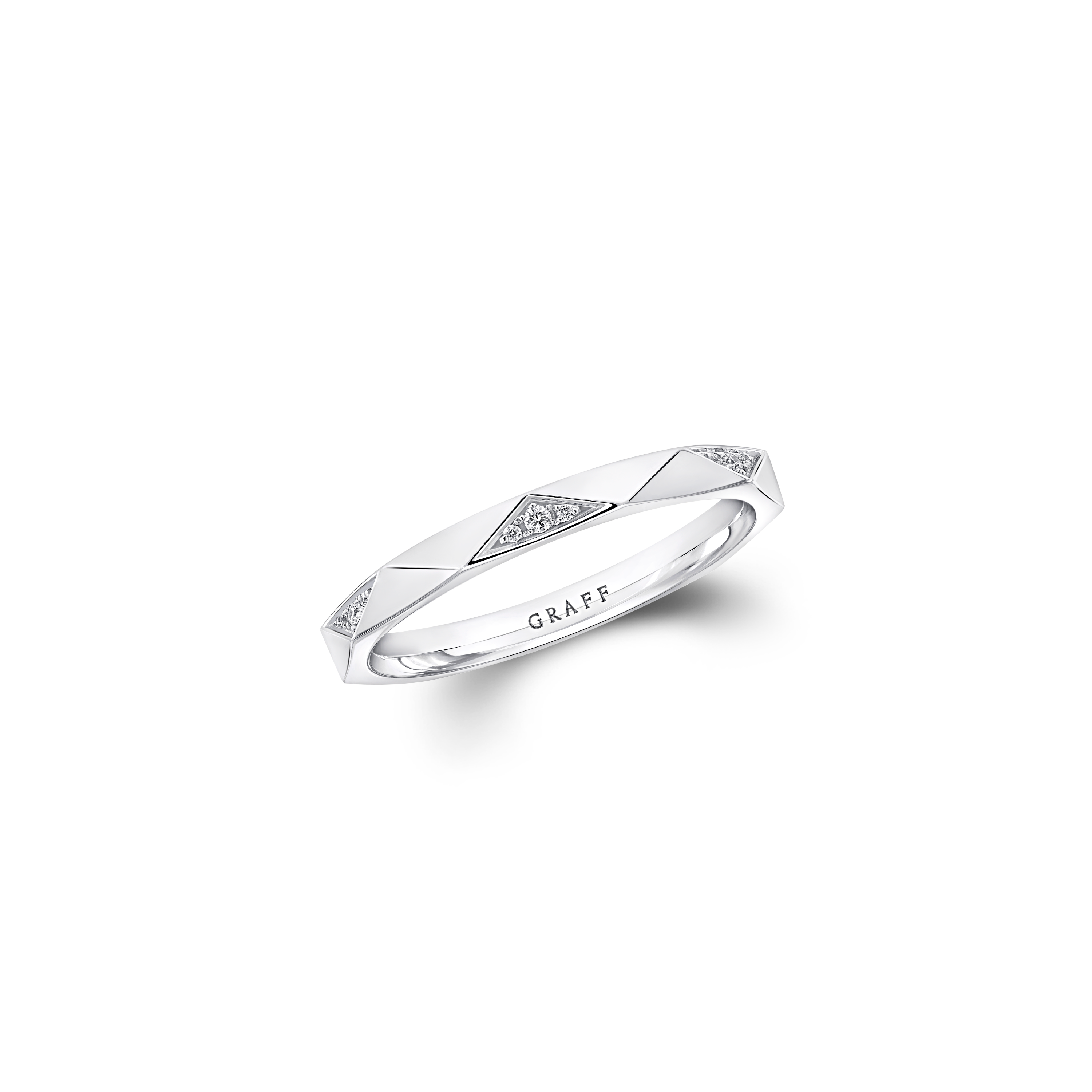 Laurence Graff Signature Faceted Diamond Band