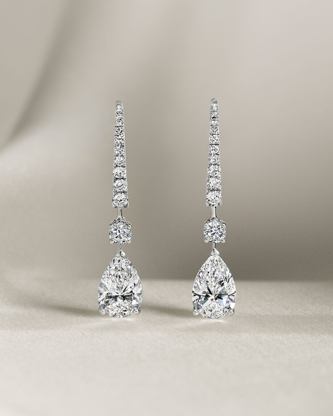 Image shows Classic Graff Diamond Earrings