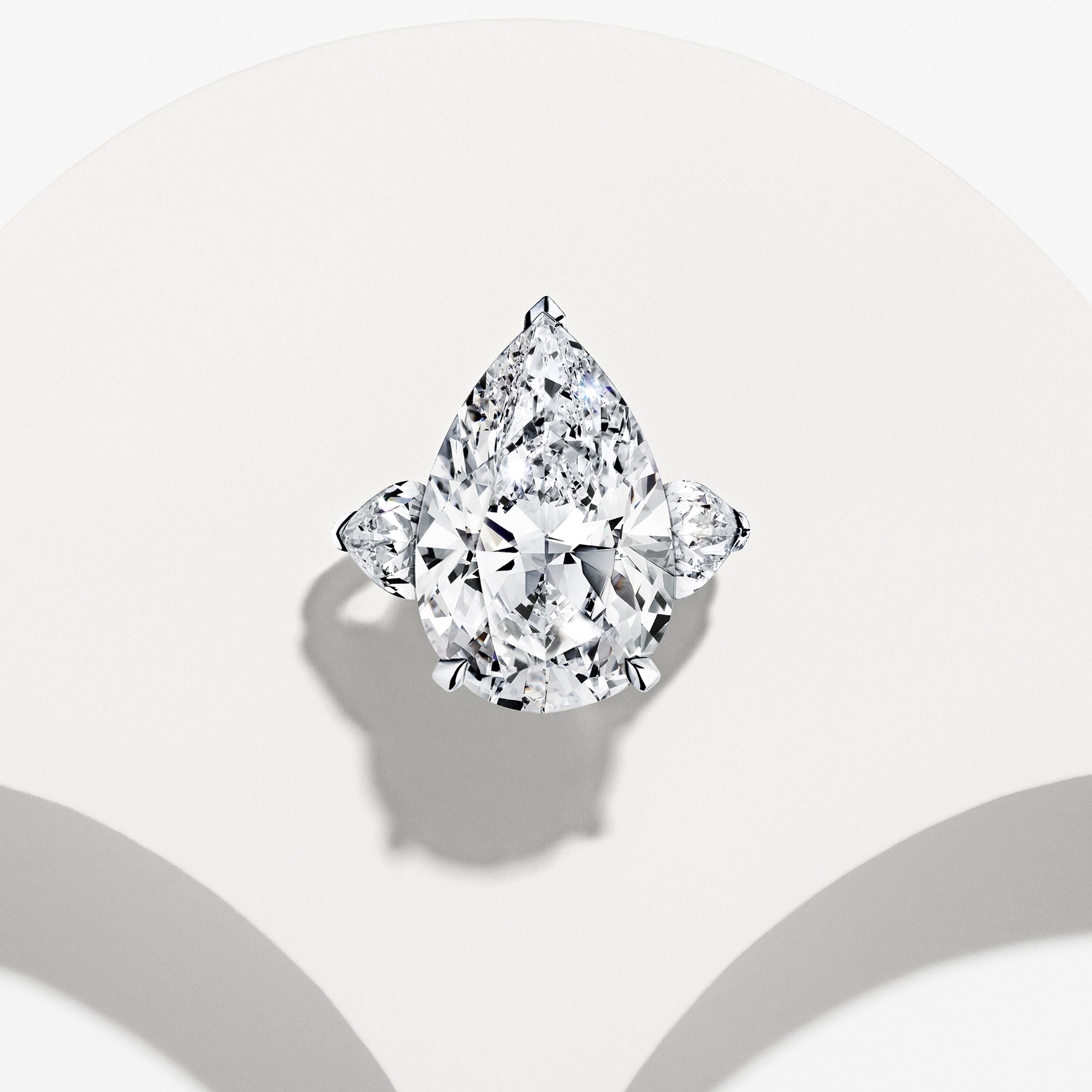 Graff Promise Pear Shape Engagement Ring