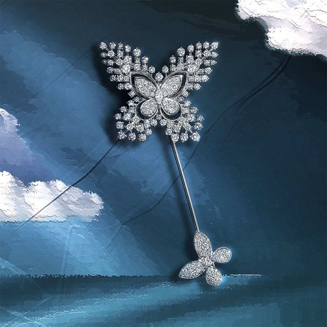 Graff Butterfly Daphne Brooch