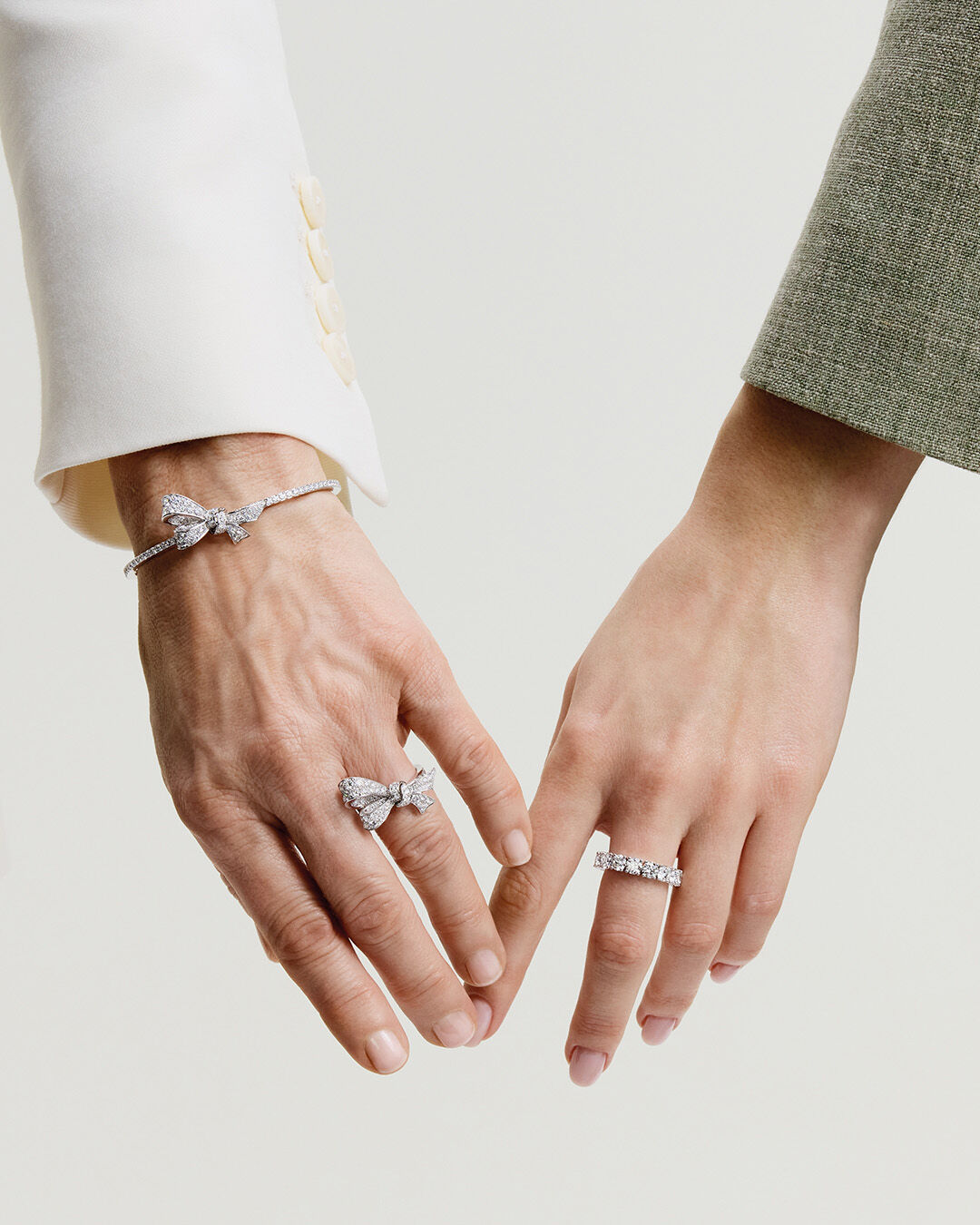 Mother's Day - image shows models wearing Graff Diamond jewellery
