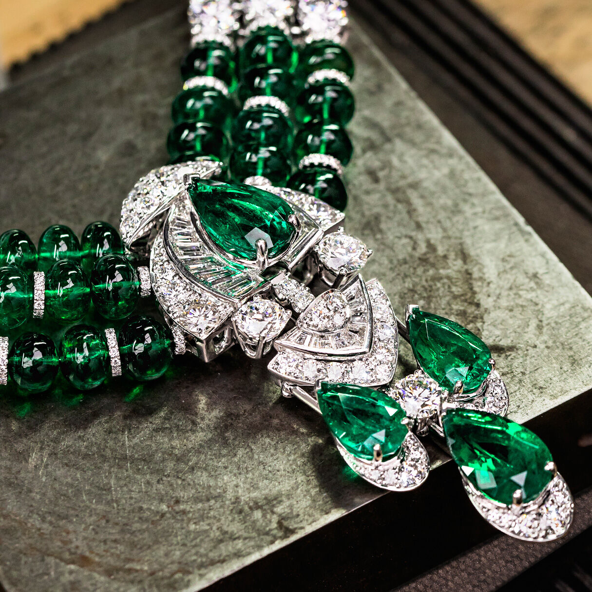 Graff yellow and white diamond high jewellery necklace