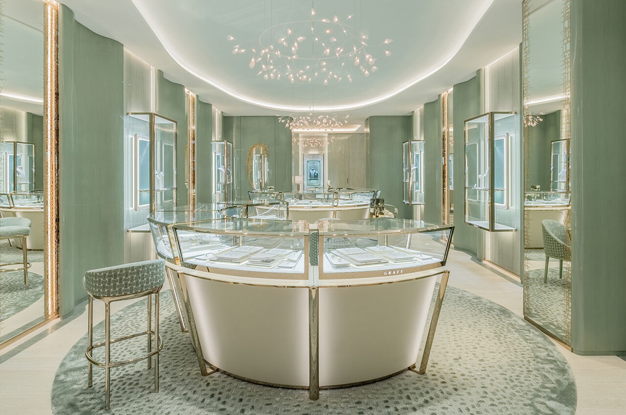 Book an Appointment - image shows inside of Graff Boutique