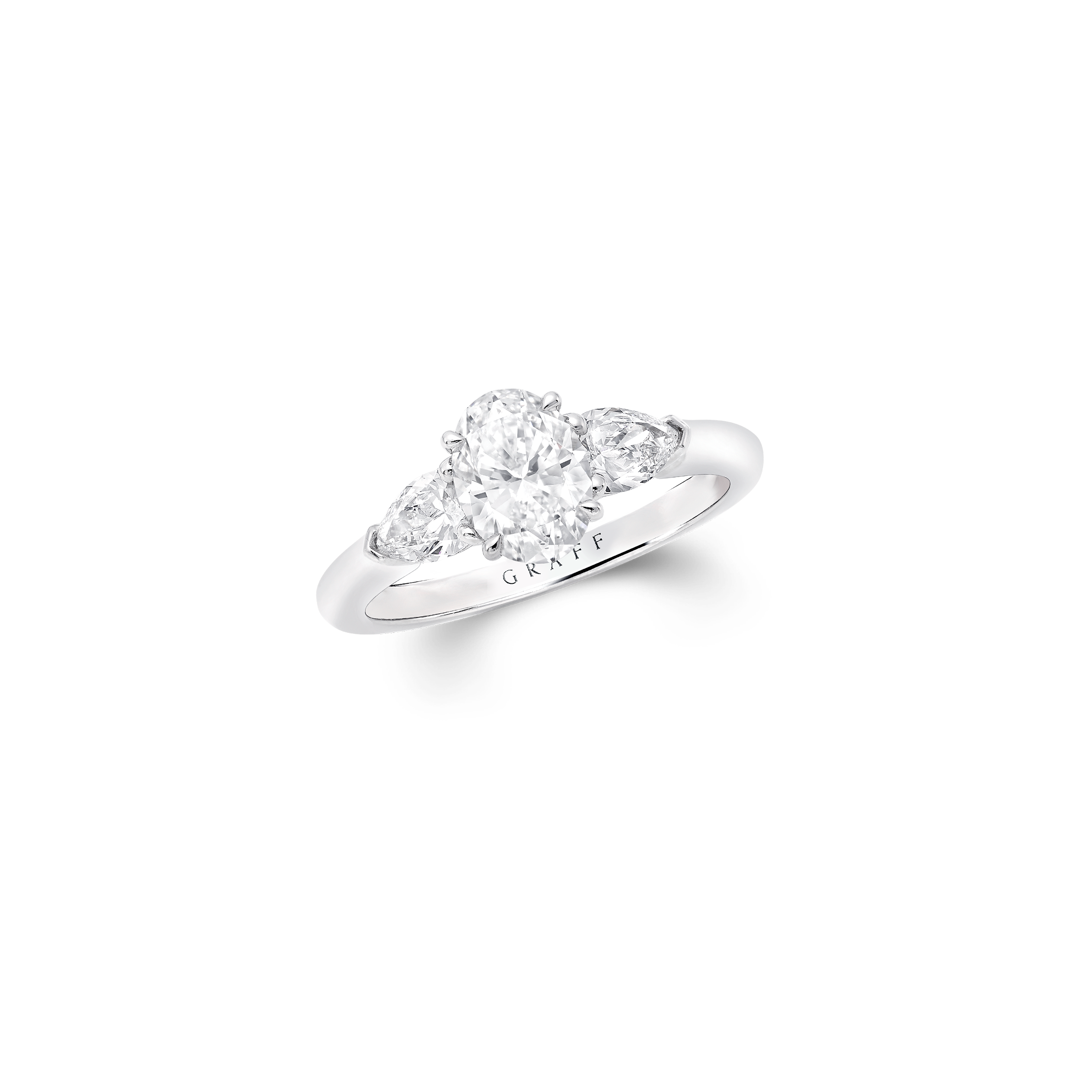 Promise Oval Diamond Engagement Ring