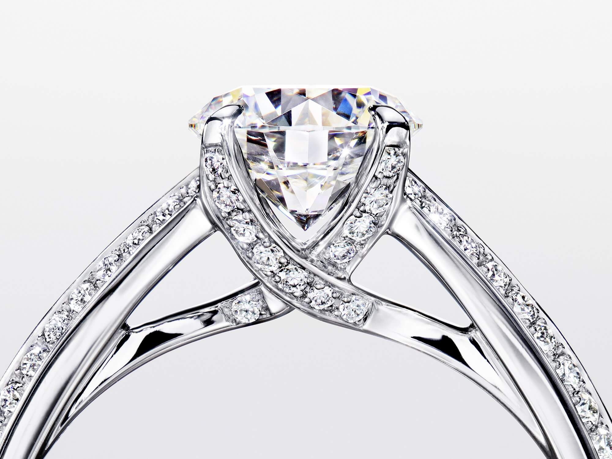 Legacy Round Diamond Engagement Ring from the Graff bridal collection