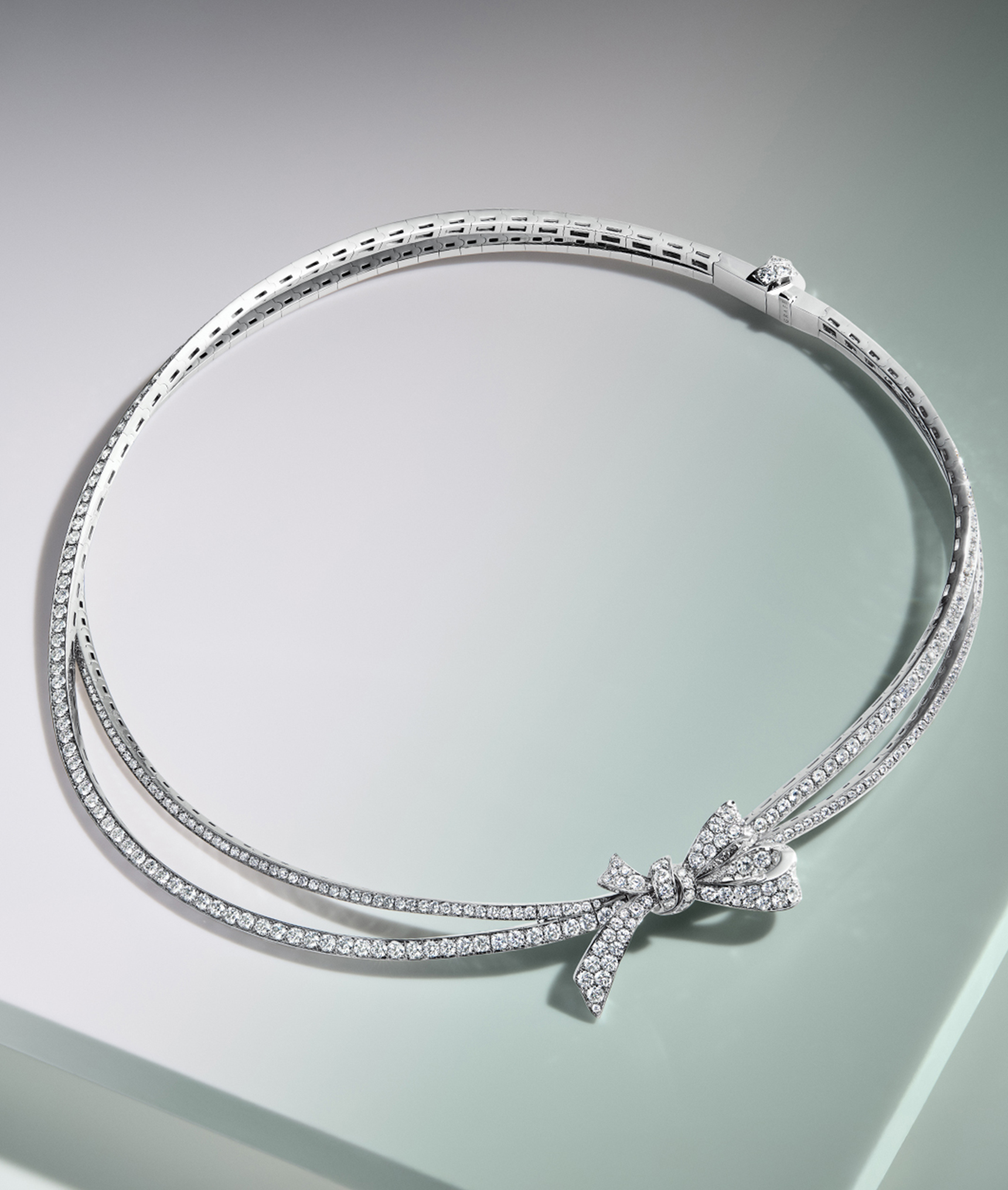 Image of Graff Tilda's Bow Diamond Earrings