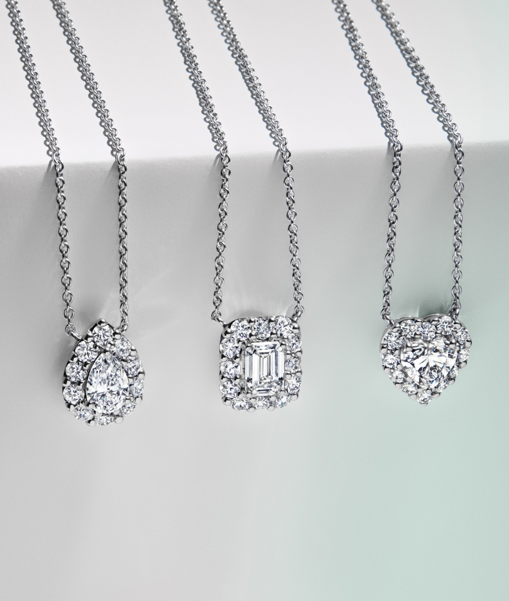 Model wears Graff Icon jewellery collection diamond jewellery