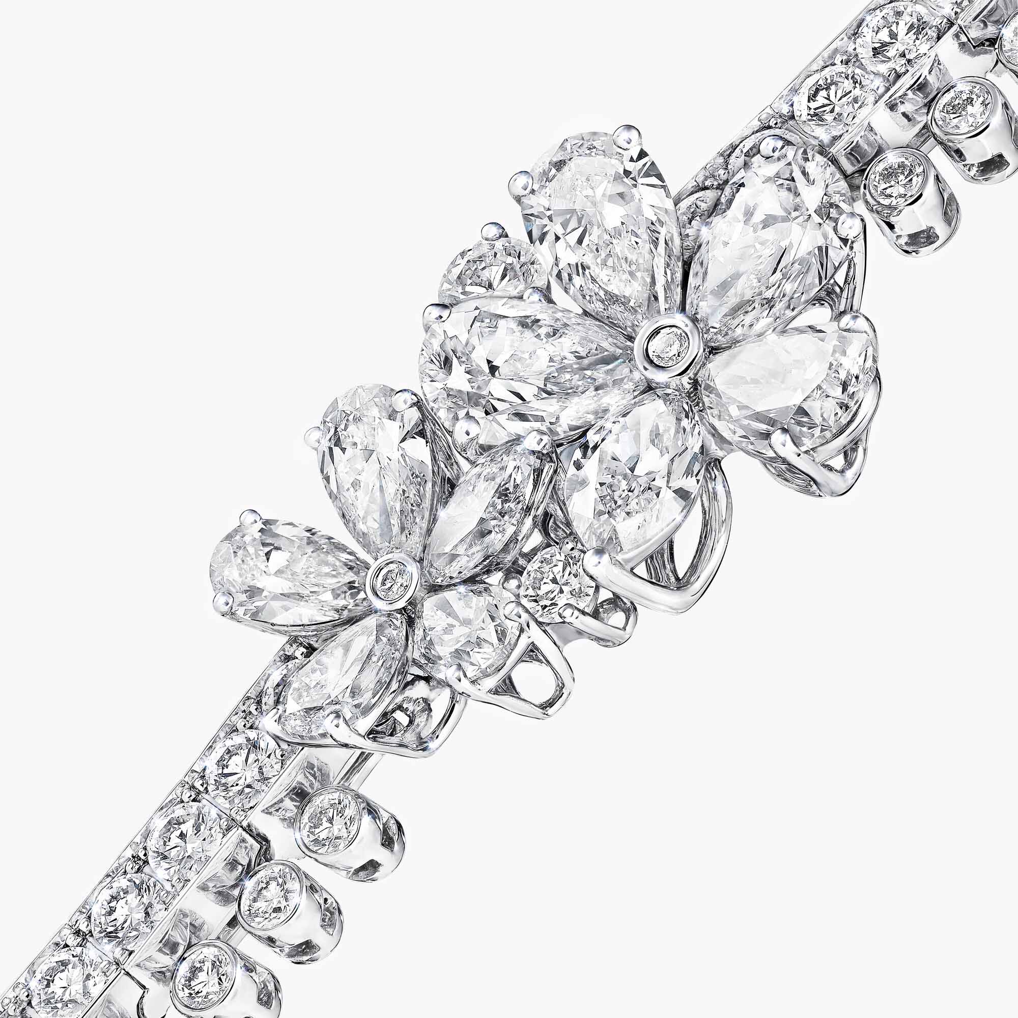 Close up of a Carissa Diamond Bracelet from the Graff jewellery collection