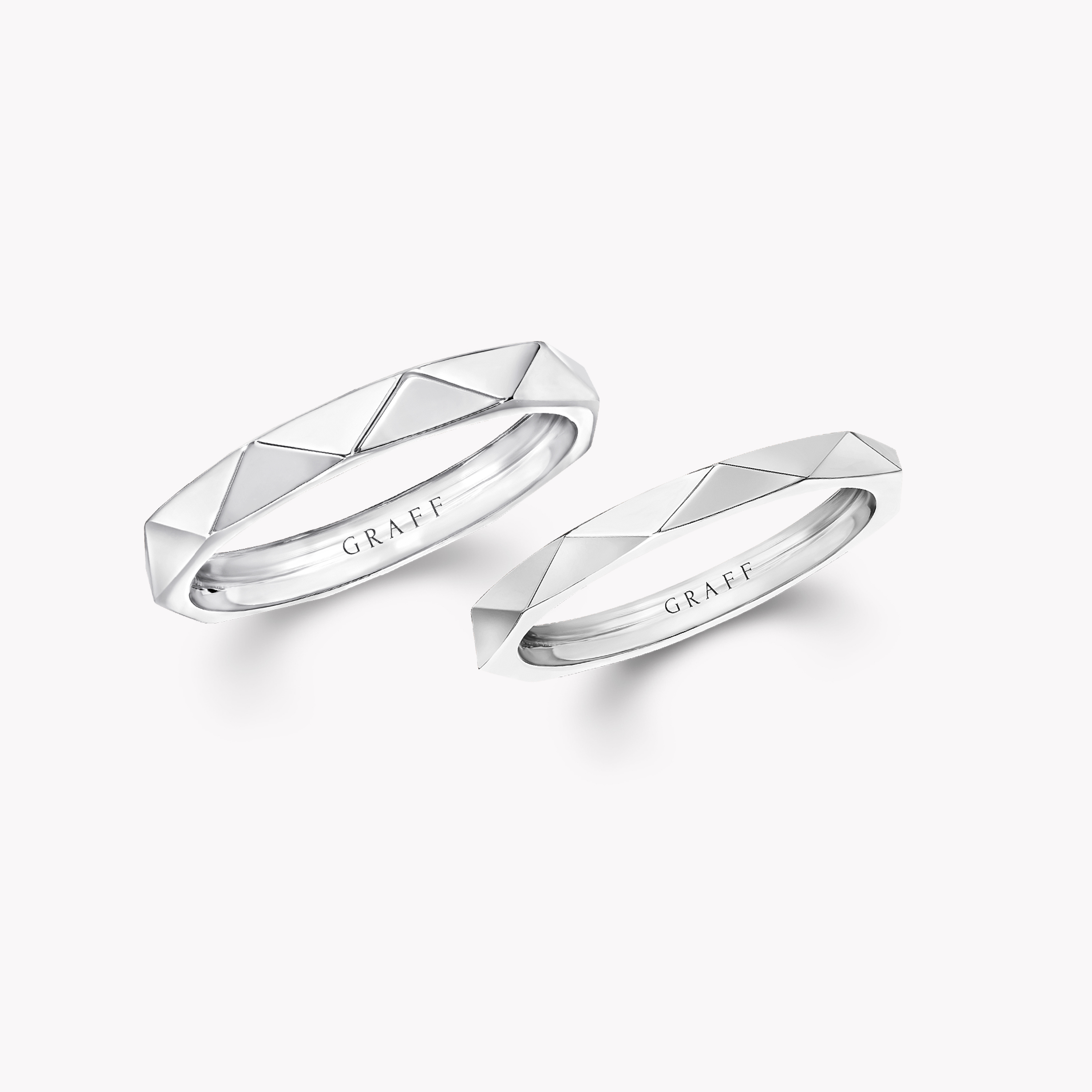 Laurence Graff Signature白金对戒